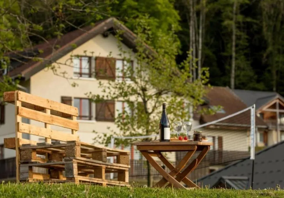 Vue Lac Leman & Piscine - Parking Free - Confort Appart 6 Pers Lugrin France